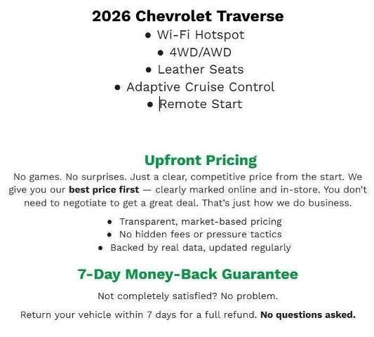 2026 Chevrolet Traverse Z71