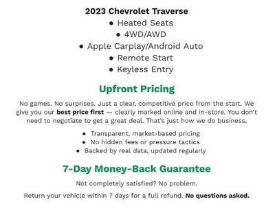 2023 Chevrolet Traverse Premier