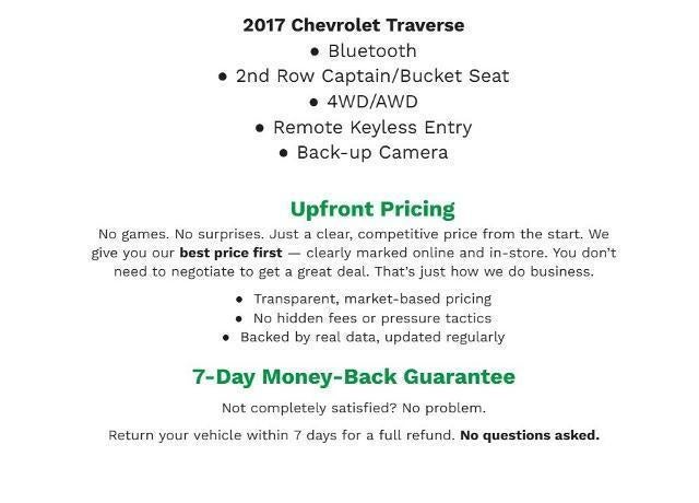 2017 Chevrolet Traverse LT