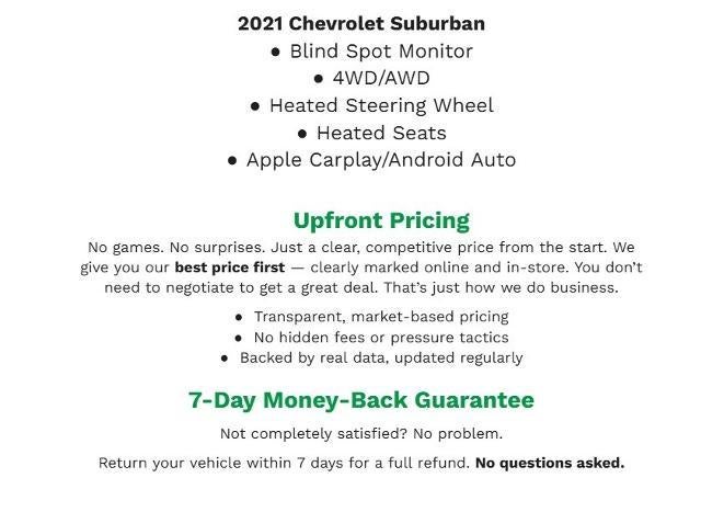 2021 Chevrolet Suburban Z71