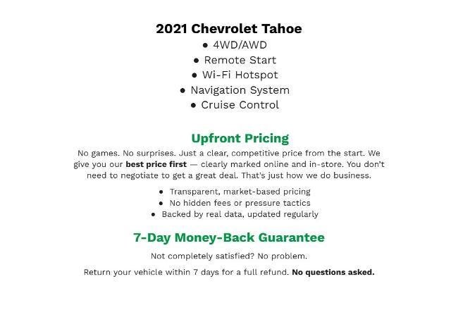 2021 Chevrolet Tahoe LT
