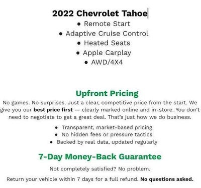 2022 Chevrolet Tahoe LT