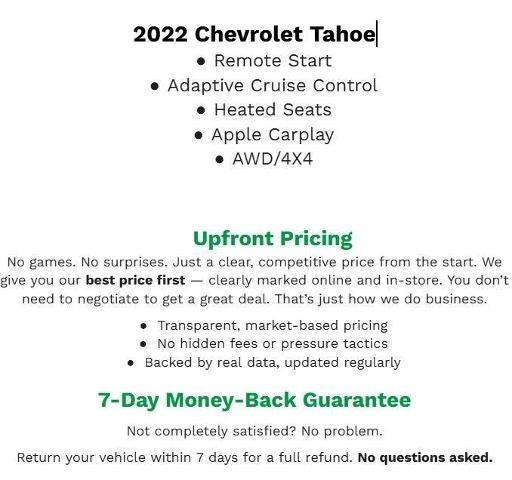 2022 Chevrolet Tahoe LT