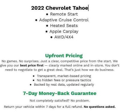 2022 Chevrolet Tahoe LT
