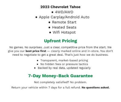 2023 Chevrolet Tahoe RST