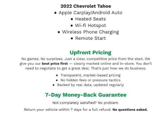 2022 Chevrolet Tahoe High Country