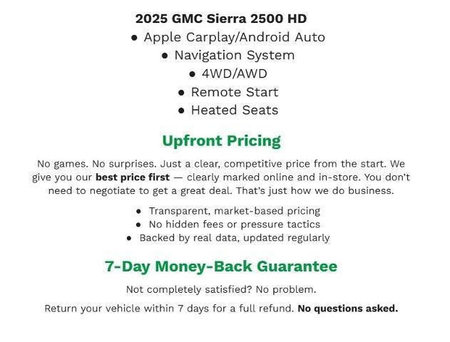 2025 GMC Sierra 2500 HD AT4X