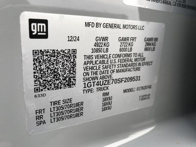 2025 GMC Sierra 2500 HD AT4X