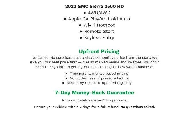 2022 GMC Sierra 2500 HD SLE