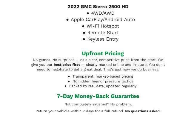 2022 GMC Sierra 2500 HD SLE