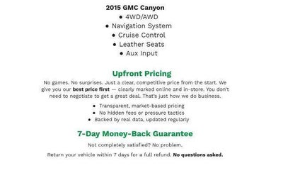 2015 GMC Canyon 4WD SLT