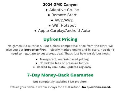2024 GMC Canyon AT4