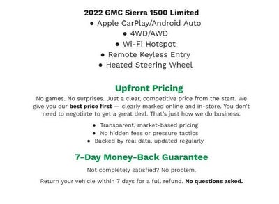 2022 GMC Sierra 1500 Limited SLT