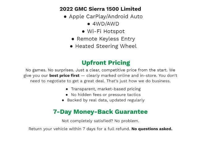 2022 GMC Sierra 1500 Limited SLT