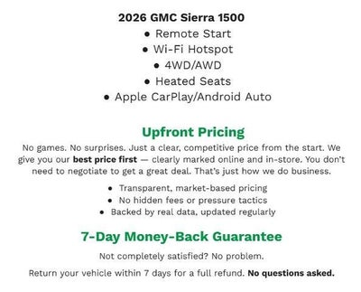 2026 GMC Sierra 1500 Elevation