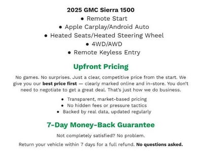 2025 GMC Sierra 1500 SLT