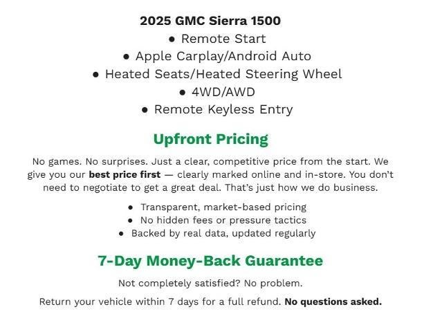 2025 GMC Sierra 1500 SLT