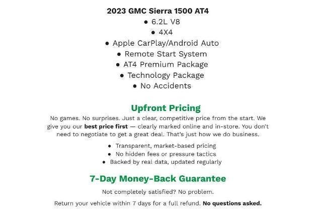 2023 GMC Sierra 1500 AT4