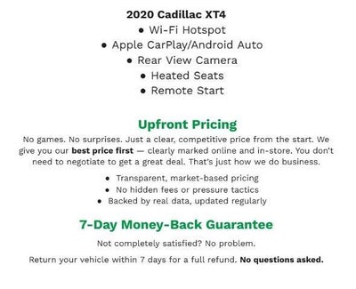 2020 Cadillac XT4 Premium Luxury