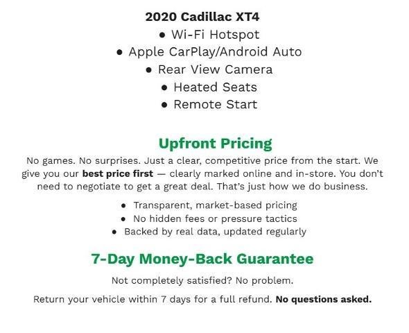 2020 Cadillac XT4 Premium Luxury