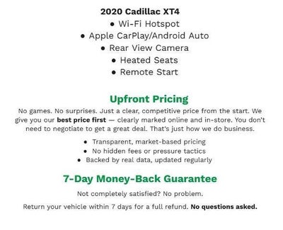 2020 Cadillac XT4 Premium Luxury