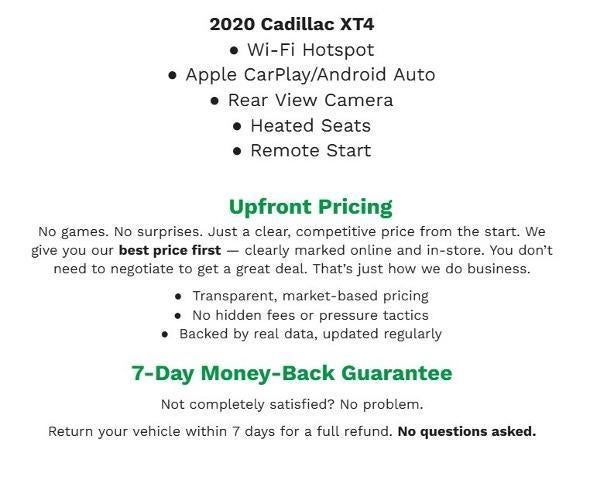 2020 Cadillac XT4 Premium Luxury