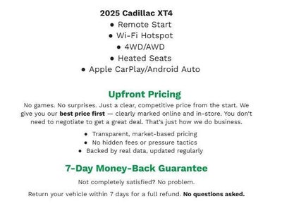 2025 Cadillac XT4 Premium Luxury