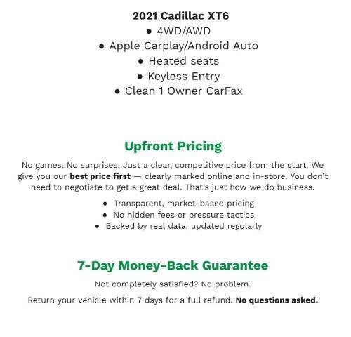 2021 Cadillac XT6 Premium Luxury
