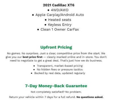 2021 Cadillac XT6 Premium Luxury