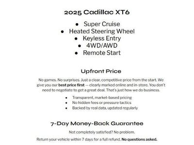 2025 Cadillac XT6 Premium Luxury