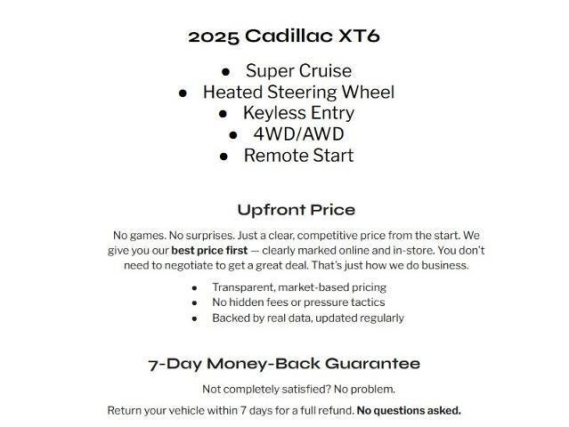 2025 Cadillac XT6 Premium Luxury