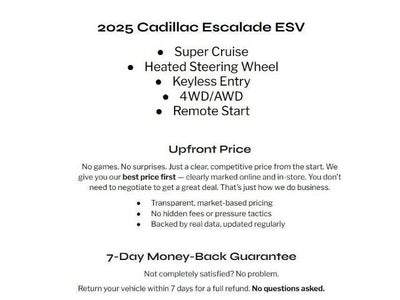 2025 Cadillac Escalade ESV Premium Luxury