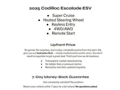 2025 Cadillac Escalade ESV Premium Luxury