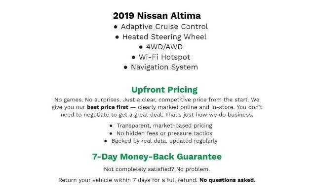 2019 Nissan Altima 2.5 Platinum