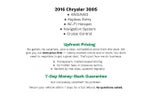 2016 Chrysler 300 300S