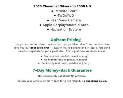 2025 Chevrolet Silverado 2500 HD Custom