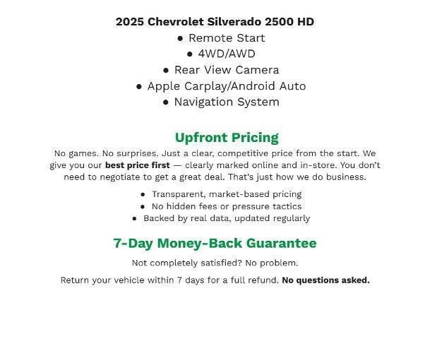 2025 Chevrolet Silverado 2500 HD Custom