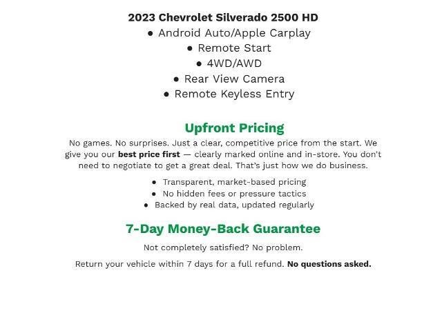 2023 Chevrolet Silverado 2500 HD Custom