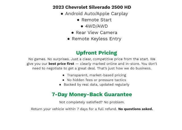 2023 Chevrolet Silverado 2500 HD Custom