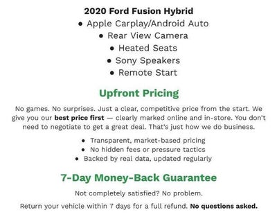 2020 Ford Fusion Hybrid Titanium