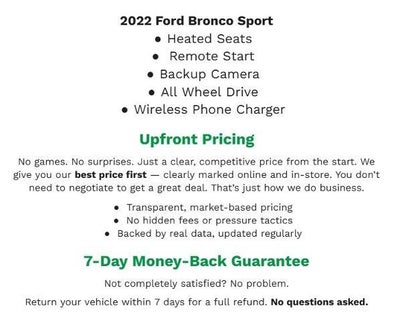 2022 Ford Bronco Sport Big Bend