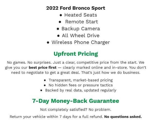 2022 Ford Bronco Sport Big Bend