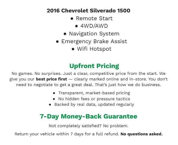 2016 Chevrolet Silverado 1500 LT