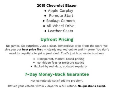 2019 Chevrolet Blazer RS