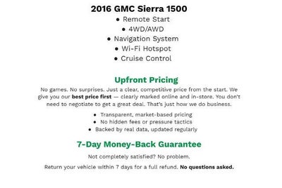 2016 GMC Sierra 1500 SLE