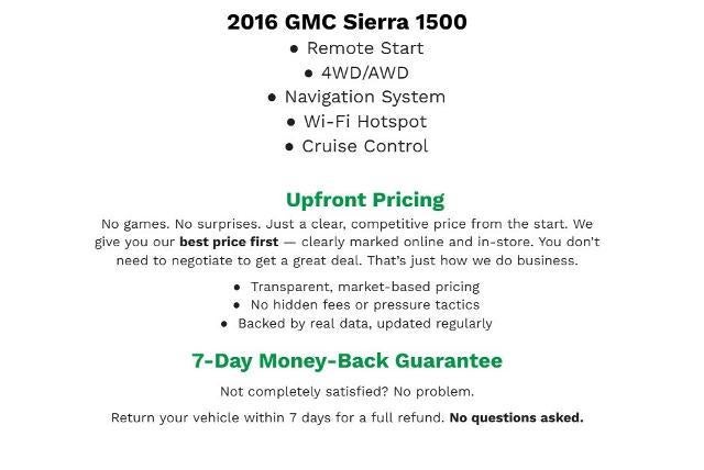 2016 GMC Sierra 1500 SLE