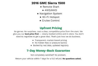 2016 GMC Sierra 1500 SLE