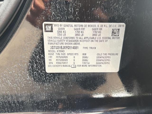 2015 GMC Sierra 1500 SLT