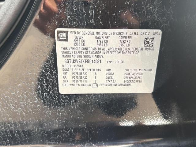 2015 GMC Sierra 1500 SLT