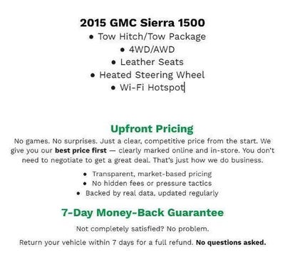 2015 GMC Sierra 1500 SLT